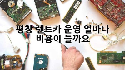 평창 렌트카 운영, 얼마나 비용이 들까요?